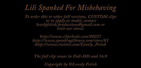  Clip 17Lil Lili Spanked for Misbehaving - MIX - Full Version Sale $14